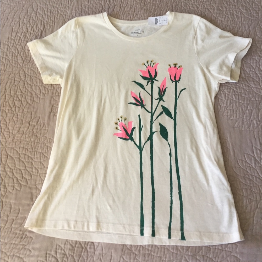 J. Crew Tulip 🌷 Collector Tee T-shirt New! NWT